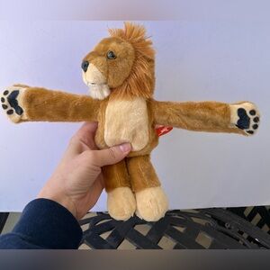 Wild Republic Huggers, Lion Plush Toy, Slap Bracelet, Stuffed Animal